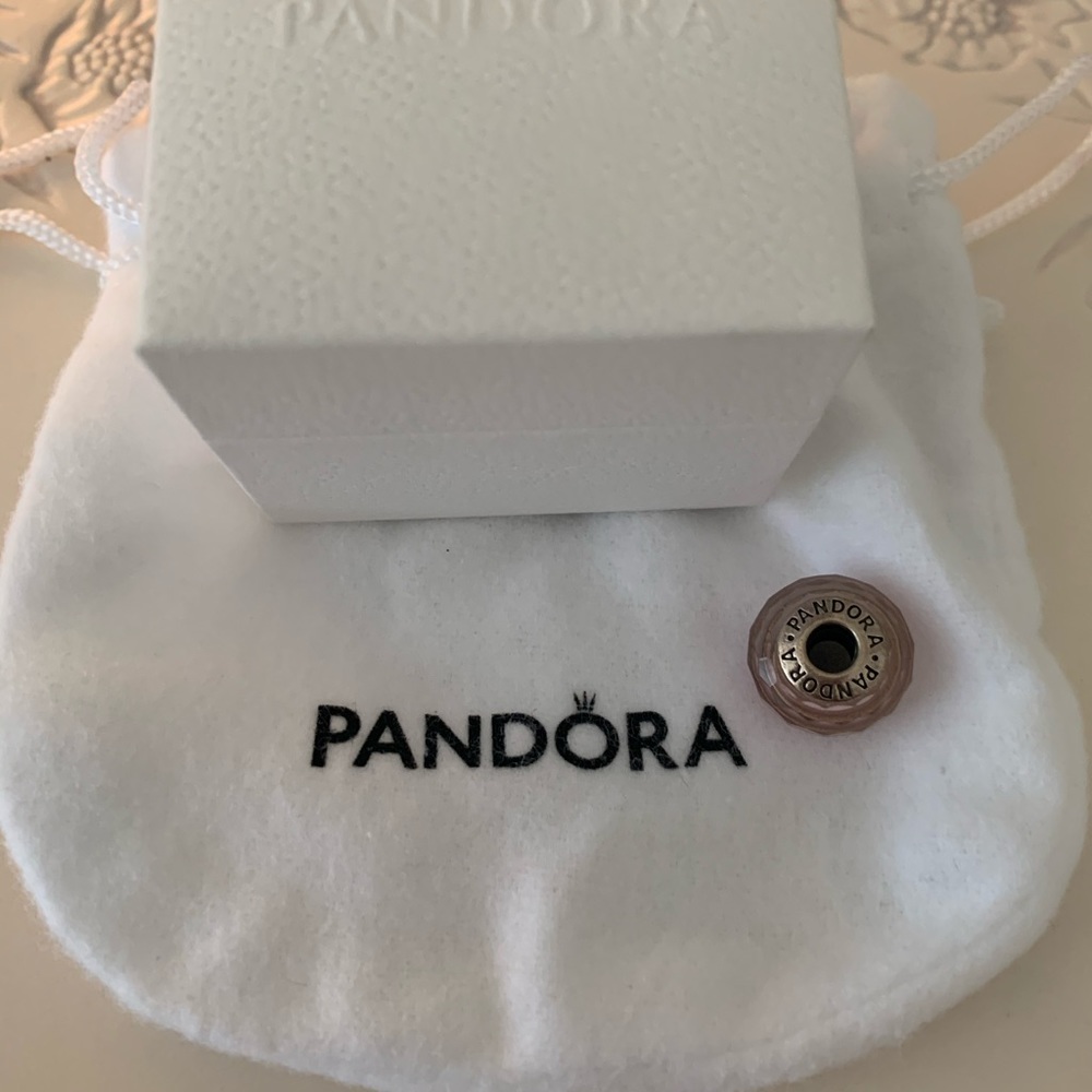 Light pink Pandora charm